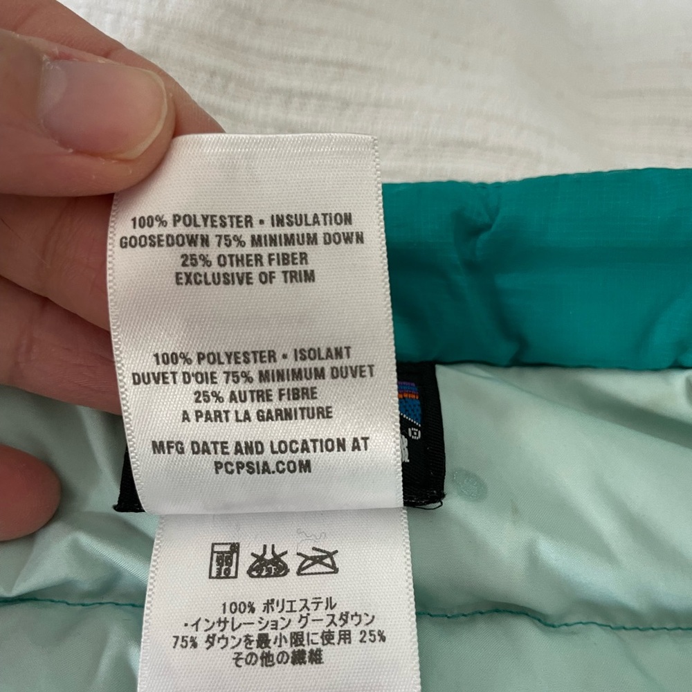 Patagonia Kids Aqua Puffer Vest Down Sweater Vest - Picture 8 of 10